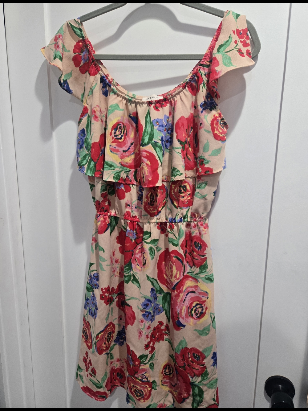 Everly Floral Off-Shoulder Midi Dress